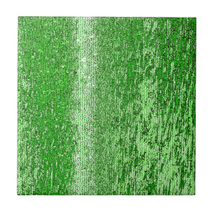 Groen mozaïekpatroon tegeltje