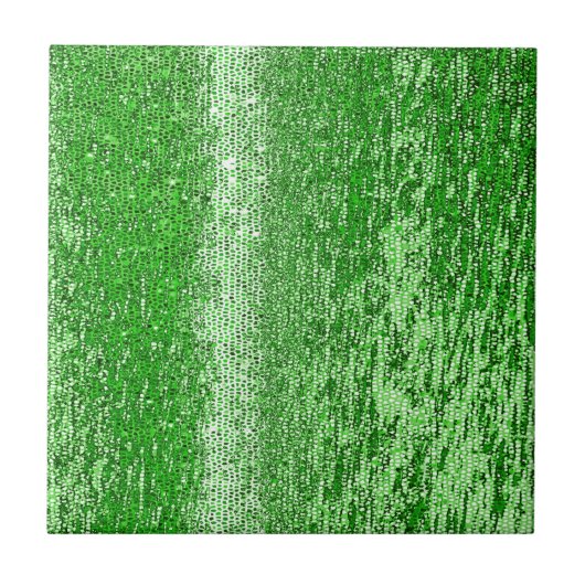 Groen mozaïekpatroon tegeltje (Voorkant)
