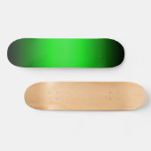 Groen naar zwart verloop skateboard (Horizontaal)