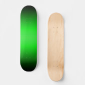 Groen naar zwart verloop skateboard (Voorkant)