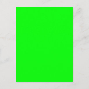 Groen Neon Colour Decor U kunt aanpassen Briefkaart