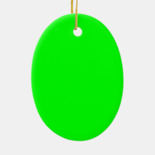 Groen Neon Colour Decor U kunt aanpassen Keramisch Ornament