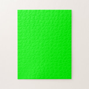 Groen Neon Colour Decor U kunt aanpassen Legpuzzel