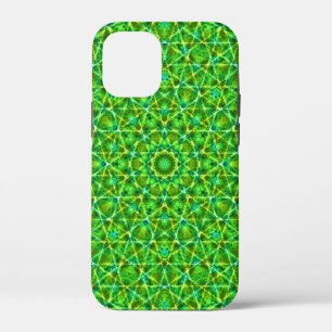 Groen Net Kaleidoscoop/Green Kaleidoscope Net iPhone 12 Mini Hoesje