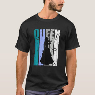 Groen Noodlijdend Viool Queen Blauwgroen Grijs The T-shirt