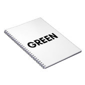 groen notitieboek (Rechterzijde)
