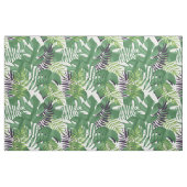 Groen Oerwoud laat Natuur naadloos Patroon Wit Stof (Fat Quarter)