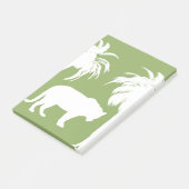 groen oerwoud post-it® notes (Schuin)