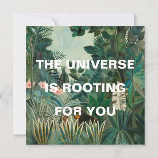 Groen Oerwoud schilderend universum draait (Voorkant)