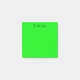 Groen om lijst te doen post-it® notes