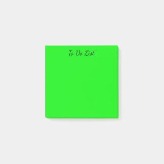 Groen om lijst te doen post-it® notes