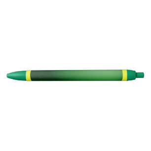 Groen op Geel Blauwe Inkt Pen