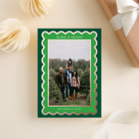 Groen op Green Preppy Scallop Foto Lijst