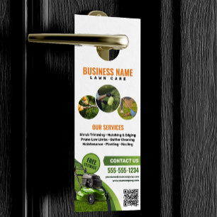 Groen, Orange Lawn Care Landscaping Maaidienst