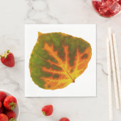 Groen Oranje en geel esdoorn Leaf #1 Servetten (Insitu)