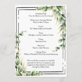 Groen Orde van de Levensduur Celebratieprogramma Programma (Achterkant)