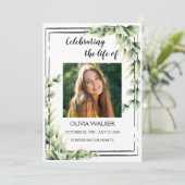 Groen Orde van de Levensduur Celebratieprogramma Programma (Staand voorkant)