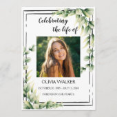 Groen Orde van de Levensduur Celebratieprogramma Programma (Voorkant)