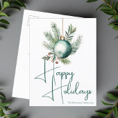 Groen Ornament Prettige feestdagen Trendy
