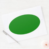 Groen Ovale Sticker (Envelop)