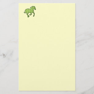 groen paard briefpapier