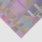 Groen Paars roze geometrisch Tissuepapier (Detail)