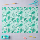 groen paisley tissuepapier (Craft)