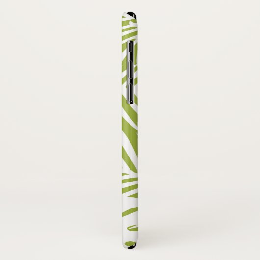 Groen palm leves regenwoud Monogram Case-Mate iPhone Case (Achterkant/links)