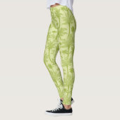 Groen palm Trees Pattern Leggings (Links)