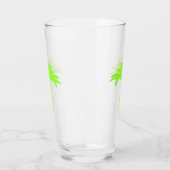 Groen palmboomglas glas (Links)