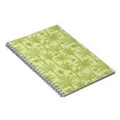 Groen palmboompatroon notitieboek (Rechterzijde)