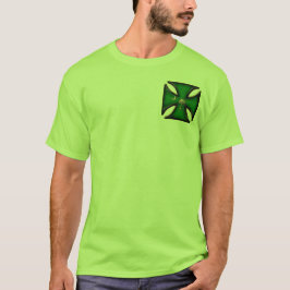 Groen palmetto-boom IJzerkruis T-shirt