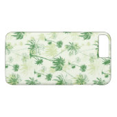 Groen palmstructuurpatroon Case-Mate iPhone case (Achterkant (Horizontaal))