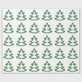 Groen papier voor het ompakken van bomen (Vlak)