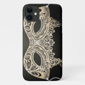  Groen Parel Elegant Maskerade Mask Case-Mate iPhone Case (Achterkant)
