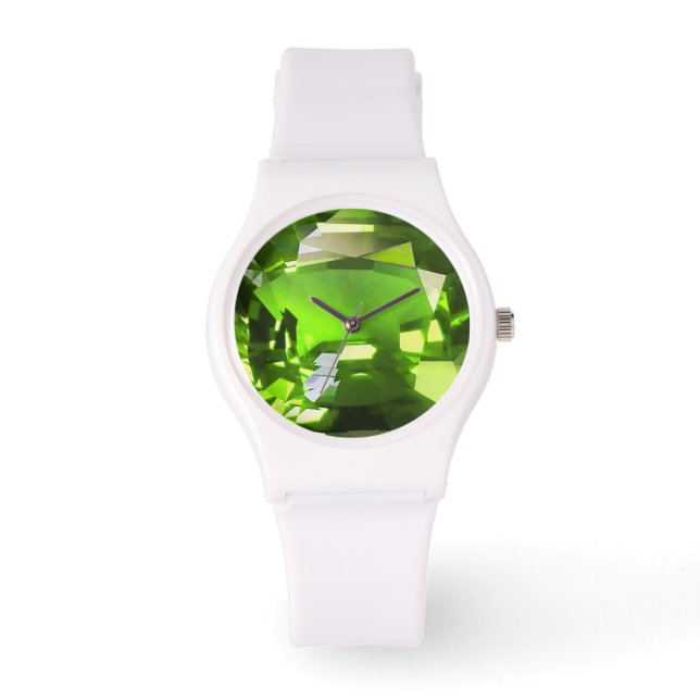 Groen patroon horloge (Voorkant)