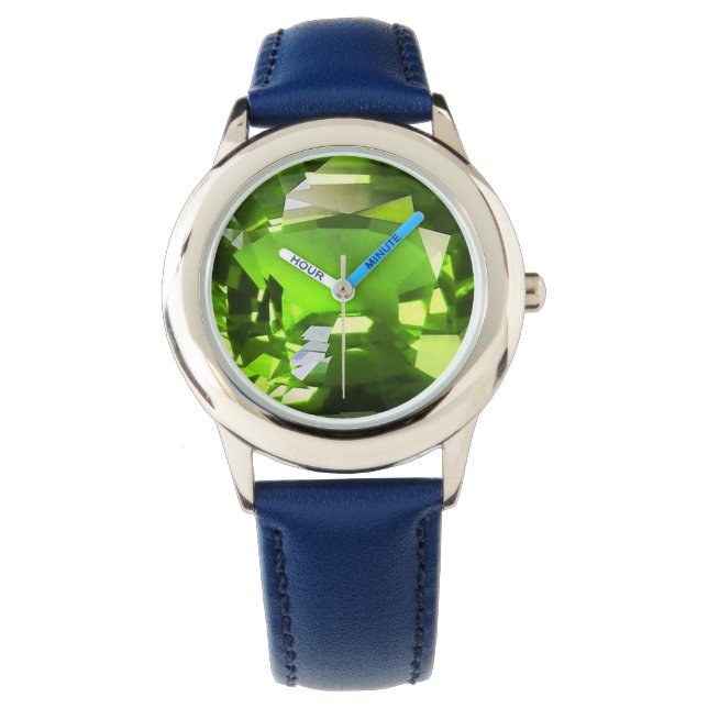 Groen patroon horloge (Voorkant)