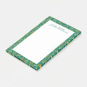 Groen patroon Iers LUCKY Post-it® Notes (Schuin)