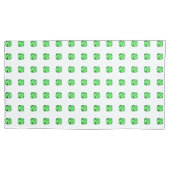 Groen patroon kussensloop (Voorkant-Links)