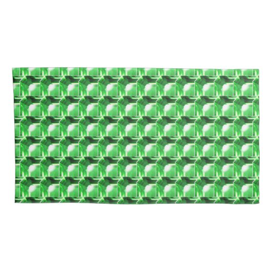 Groen patroon kussensloop (Achterkant-Rechts)