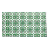 Groen patroon kussensloop (Achterkant-Links)