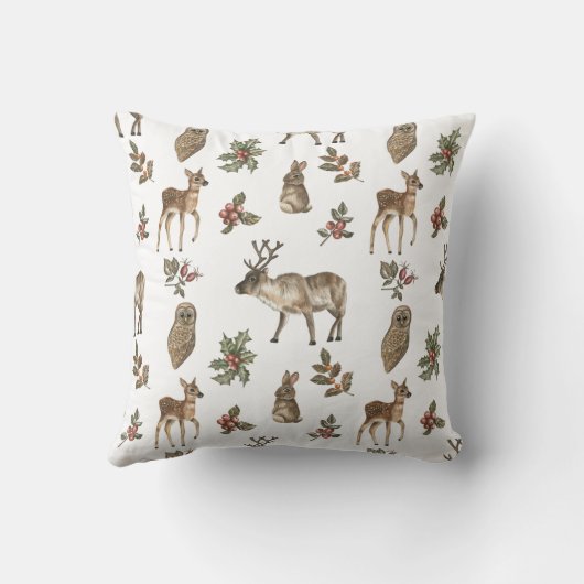 Groen patroon van bossen kussen (Achterkant)