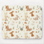 Groen patroon van bossen muismat (Voorkant)