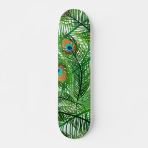 Groen patroonpatroon skateboard