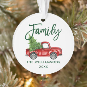 Groen penseel Manuscript Familie  Rood Vracht Ornament