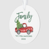 Groen penseel Manuscript Familie  Rood Vracht Ornament (voorkant)