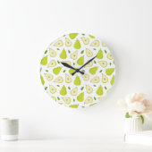 Groen perspatroon grote klok (Huis)