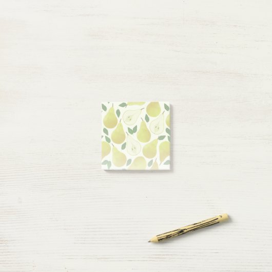 Groen perspatroon post-it® notes (Op bureau)
