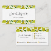 Groen perspatroon visitekaartje (Voorkant / Achterkant)