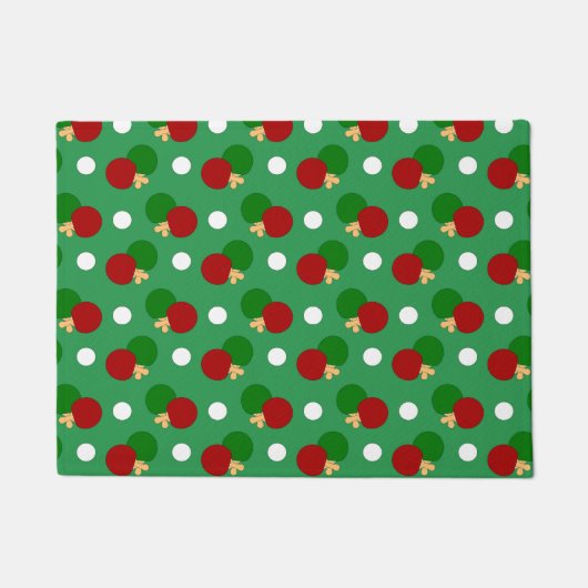 Groen pingpongpatroon deurmat (Voorkant)
